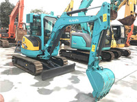 Mini pelle Kubota U35 d'occasion, excavatrice de 3,5 tonnes, excavatrice sur chenilles Kubota de 3,5 tonnes, Kubota U35 U55 d'origine japonaise