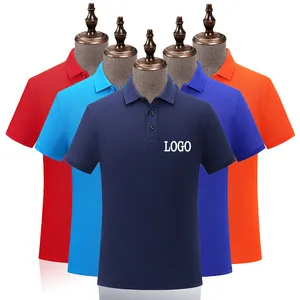 批发运动奢华素色高尔夫设计男士100% 棉男童t恤黑色马球t恤定制标志