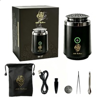 Brûleur d'encens électronique BK-27 OUD, diffuseur oriental de type bouton-poussoir, rechargeable par USB, capacité 0,5L