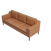 HS3-expositor de alta gama ODM OEM, muebles de lujo de alta gama, sofá tapizado de 3 plazas