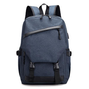 Sac à dos multifonctionnel pour homme tendance personnalisé avec chargement USB intelligent, sac d'affaires en Oxford, fermeture à dos souple - Product Image 1