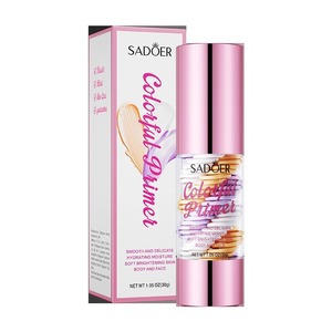 SADOER Korean Private Label rainbow Cosmetics Beauty Makeup Base Cream Natural Waterproof Concealer Pore Foundation <strong>Primer</strong> - Product Image 4
