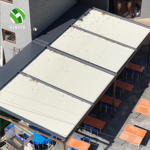 YST aluminium rétractable Pergola toit motorisé étanche extérieur ombre auvent abri pour jardin Restaurant <span class=keywords><strong>terrasse</strong></span> - Product Image 2