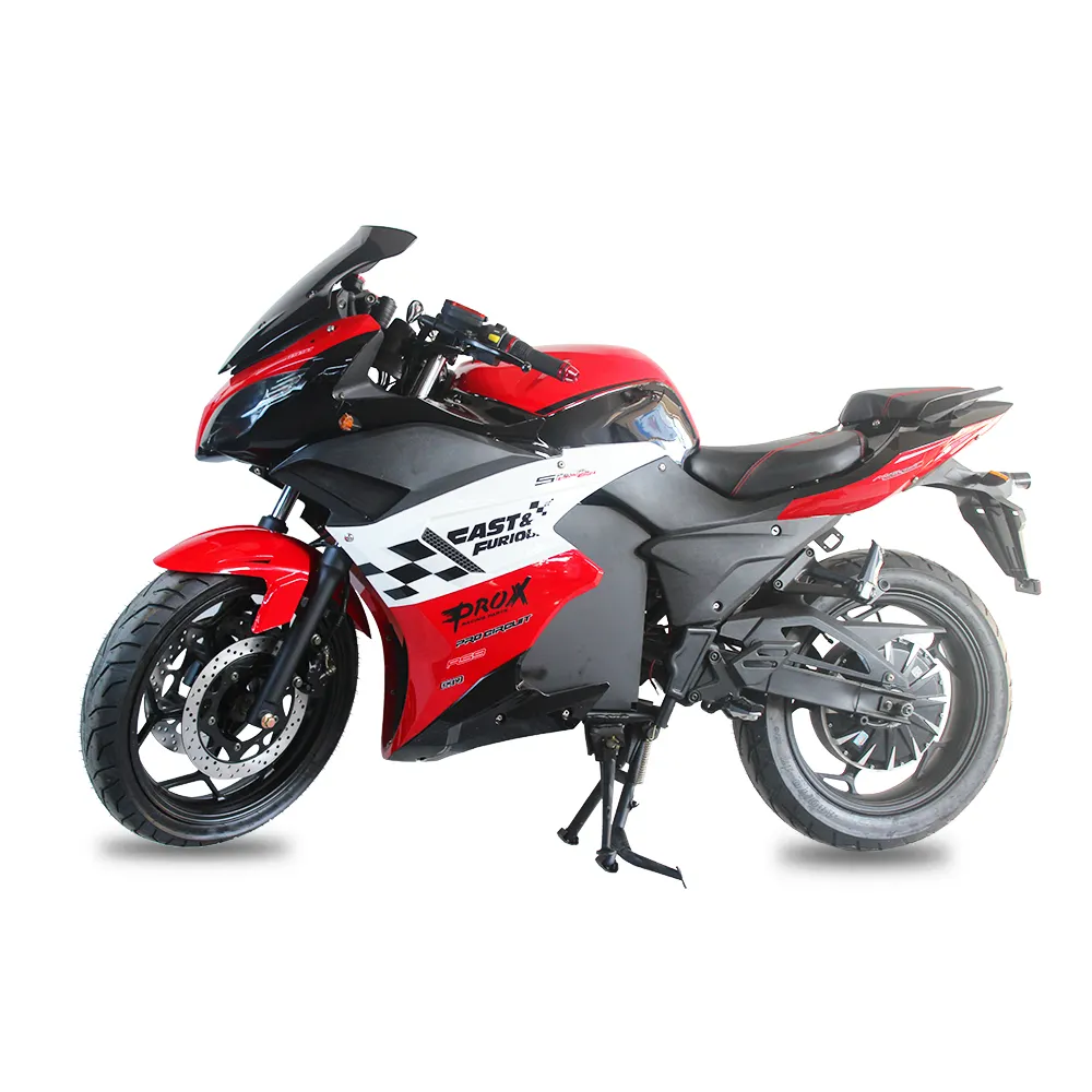 Potente sport Racing moto elettrica lunga durata batteria bici strada classica ad alta velocità 5000w EEC motocicli elettrici