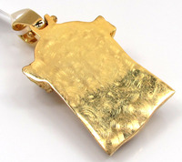 Pendentif de haute qualité en argent véritable S925, or massif 9k, 10k, 14k, 18k, diamant Moissanite, Hip Hop, pièce de jésus, bijoux fins