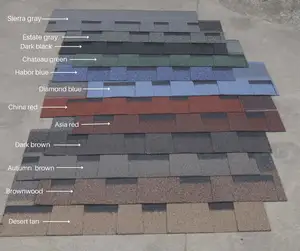 OEM Service Autumn Wood Color Asphalt Shingle Roof Tiles Multidimensional Look Architectural Roofing Shingles For Prefab Houses