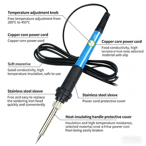 Station de soudage à température réglable, kit de réparation, <span class=keywords><strong>fer</strong></span> à <span class=keywords><strong>souder</strong></span> électrique - Product Image 4