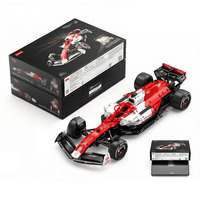 Rastar 1:8 Modèle de voiture en blocs de construction 94400 DIY MOC Véhicule en briques High-Tech City Sport Super Racing Jouet miniature pour enfants et adultes