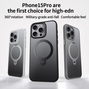 Ultima nuova custodia per telefono con supporto magnetico per telefono per telefono iPhone Cover per <span class=keywords><strong>Samsung</strong></span> per huawei Custodia con supporto per 360 di rotazione - Product Image 3
