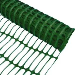 Grillage de clôture en fil de poulet 1x50m, filet Hexagonal en plastique pour volaille, filet de jardin en plastique vert amélioré