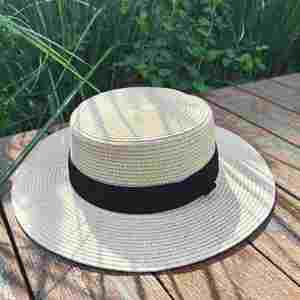 Sombrero de Sol Personalizado para Mujer, Estilo Casual, de Poliéster, con Ala Plana y Relieve, Hecho a Medida, para Verano, Marcas de Moda, Boutiques, Venta al por Menor - Product Image 2