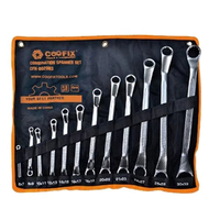 Jeu de clés à cliquet COOFIX CFH-B04013-12, jeu de clés à cliquet laser Max, jeu de clés à douille, jeu de clés dynamométriques industrielles, pièces, couleur, support, poignée, matériau