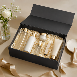 <b>Black</b> Custom Design Large Logo Paper Magnetic Closure Folding <b>Box</b> Packaging Luxury Collapsible Rigid Cardboard Foldable <b>Gift</b> <b>Box</b> - Product Image 3