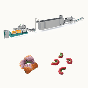 Ligne automatique industrielle de production alimentaire de collations bicolores ligne de traitement d'extrudeuse de casse-croûte de boucles de maïs chips - Product Image 4