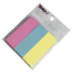 Cheap Price 3 Colors Assorted Aesthetic Custom Memo Pad 3x3 Inches Self-adhesive Paper Mini Notepad Sticky Notes