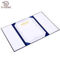 Porte-certificat de diplôme en cuir personnalisé A4/A5, imperméable en PVC, haute qualité, couleur et logo personnalisés, livraison rapide