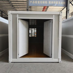 Casas pequeñas prefabricadas modulares plegables portátiles de 20 pies y 40 pies, contenedores de paquete plano de plegado rápido, casas/campamentos para hoteles/centros comerciales - Product Image 4