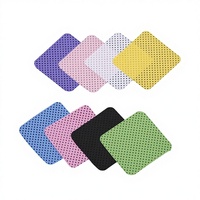 Lingettes adhésives premium non tissées pour cils, nettoyant sans peluches pour bouchons de flacons de colle, shampoing pour cils motif floral pour artistes en extensions de cils