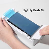 Protecteur d'écran en verre trempé de qualité supérieure Ai Dust Box Grade AAA, outil d'installation, ultra-fin, couverture intégrale pour téléphone portable