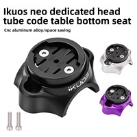 IKUOS Capuchon de potence de vélo pliant en alliage d'aluminium, support de fixation pour ordinateur de bord SC01 compatible Java Neo Double-Bolt