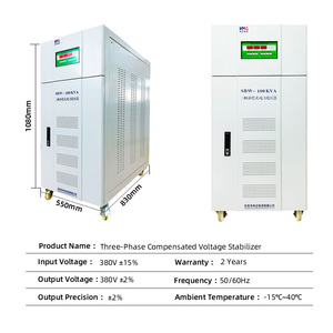 Regülatör Özelleştirilmiş 50Hz 60Hz 100Kva Endüstriyel Ayarlanabilir Üç Fazlı Güç 220V AC Stabilizörler Voltaj Regülatörü - Product Image 4