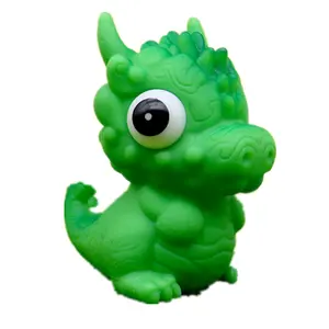 Cartoon Dinosaur Dragon Pop It Game Unisex Stress Relief Squeeze Toys Fun Pop out Eyes for Kids 2-4 Years Made of TPR Material