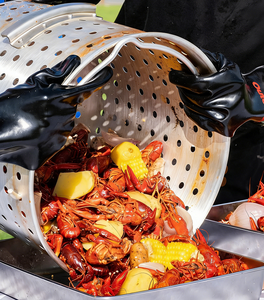 Marmite à dinde à allumage automatique de 30 litres avec brûleur au propane de 50 000 BTU pour la cuisson de dinde, écrevisses, crabes et frites - Product Image 2