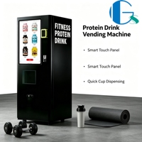 Distributeur automatique de poudre protéinée en libre-service avec mélange automatique et connexion Wi-Fi Cloud pour le fitness