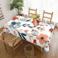 Nappe d'automne, Thanksgiving automne récolte Orange feuille de citrouille mode et couverture de table élégante pour décor de dîner de pique-nique de fête