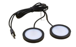 Foco <span class=keywords><strong>LED</strong></span> ultrafino de 3W, moderno 5V, USB montado en superficie, focos de exhibición para gabinete de sala de estar - Product Image 4