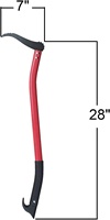 28 pouces Hookaroon Pickaroon Hookeroon Outil de crochet de bûche pour le levage, le traînage, les outils de bûches Matériel de machines de foresterie
