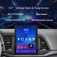 Radio para Auto Tesla Android 13 de 9.7 Pulgadas con Estilo Vertical para Hyundai Elantra 6 2015-2018, Navegación GPS, Pantalla Dividida, Cámara DPS 360