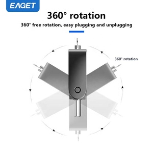 EAGET CR03 Großhandel Typ-C Kartenleser Speicherkartenleser bis zu 2TB Hochgeschwindigkeits-<span class=keywords><strong>USB</strong></span>-Schnittstelle SD-Kartenleser - Product Image 2