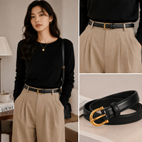 Ceinture en cuir de vachette pour homme sur mesure avec boucle à ardillon 38 mm, style vintage, décontracté et professionnel, OEM, marque privée