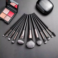 YDINI 11 pièces fond de teint lâche puissance cosmétique faire des pinceaux outil visage joue Contour fard à joues nez poudre Blush pour maquillage