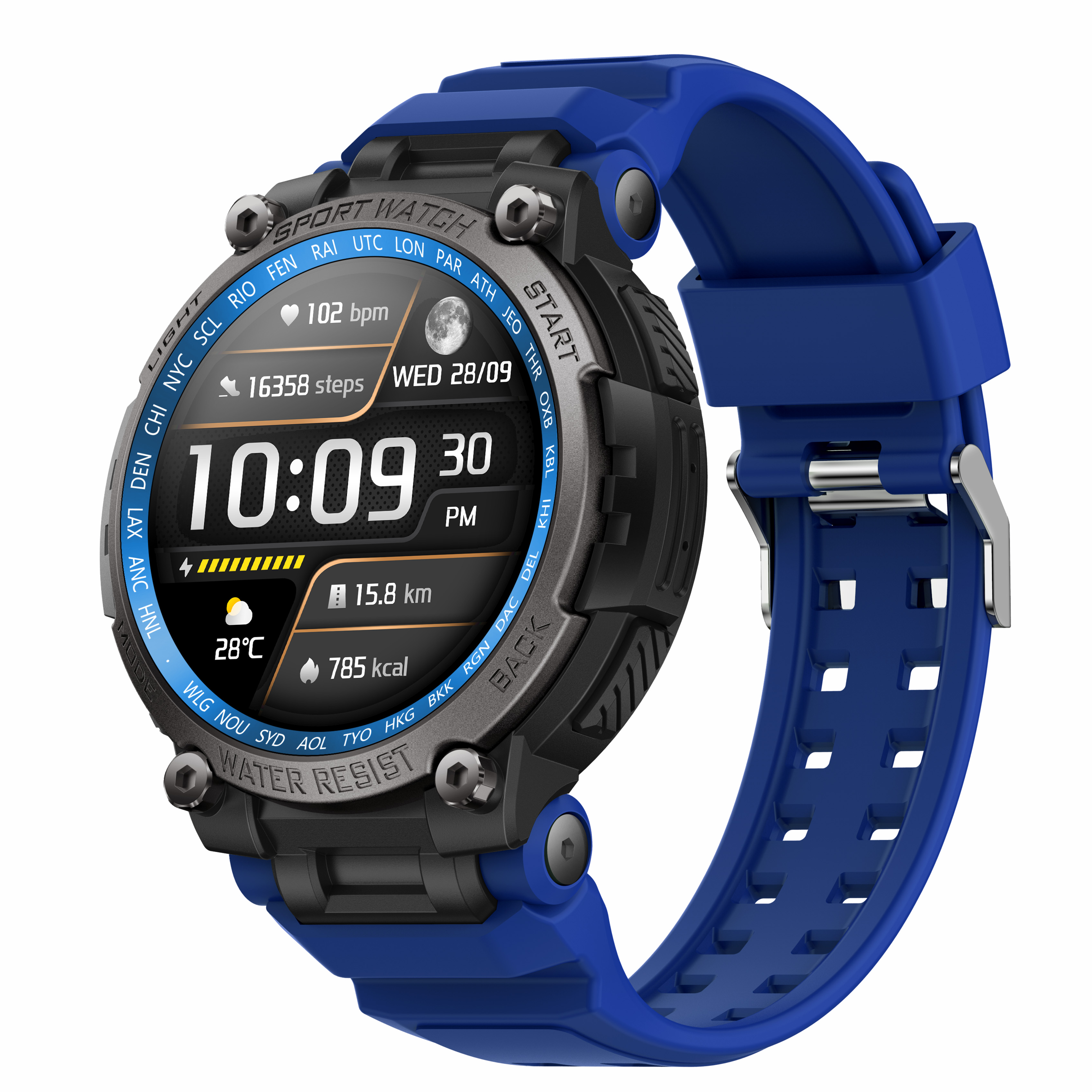 Men Sports Smart Watch LC17 Waterproof 1.53inch Screen BT Call Blood Oxygen Heart Rate Outdoor Compass Smartwatch 2025