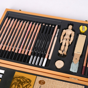 41pcs <span class=keywords><strong>Professionale</strong></span> della Pittura di Disegno Disegno Deluxe Art Set di Arte Set di Cancelleria Per I Bambini - Product Image 2
