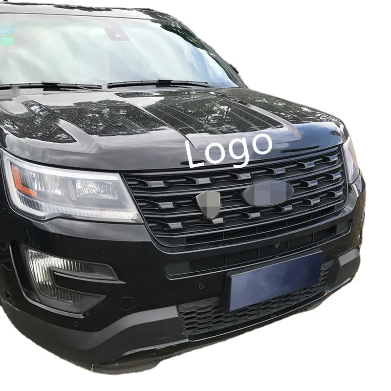 Araba Styling araba aksesuarları araba krom Bonnet amblem 3D Logo alfabe Sticker Ford Explorer 2010- 2021 aksesuarları