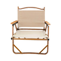 Chaise de camping pliante robuste pour l'extérieur, chaise de pêche pliable avec structure en acier, mobilier d'extérieur portable