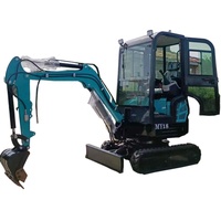 Mini-excavatrices portables rétro Kubota de 1,8 tonne avec moteurs hydrauliques CE EPA et pièces détachées – Livraison gratuite
