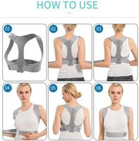 Ceinture Correctrice de Posture Confortable et Réglable pour la Tête Avancée et le Dos – Protection et Correction de la Posture Corporelle