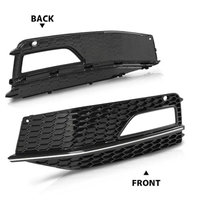 Grille de phare antibrouillard en ABS de haute qualité, style nid d'abeille, pour Audi A4/S4 B8.5 RS4, 2013-2016, installation facile, nouveau