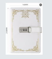 Carnet à mot de passe A5 au design haut de gamme et tendance, fabriqué en cuir PU, pages en papier rigide. Personnalisable. Achat en gros disponible