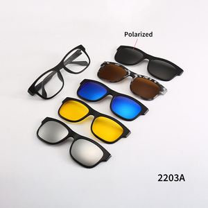 Occhiali Superhot 5 in 1 Clip magnetica per occhiali da sole: lenti polarizzate intercambiabili - Product Image 4