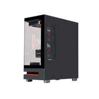 Nouveau Boîtier PC Gaming ATX, Tour d'ordinateur, Boîtier CPU, Boîtier Gaming pour PC, avec éclairage RGB, Boîtiers et Tours pour PC de jeu
