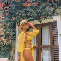MLY – maillot de bain pour filles, ensemble deux pièces, Bikini, personnalisé, String, Triangle, coupe, Sexy, nouvelle collection, 2023