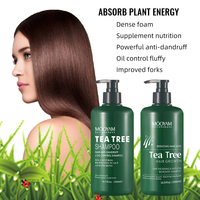 Private Label MOOYAM Ne contient ni sulfate ni parabène pour nettoyer en profondeur la saleté sur le cuir chevelu et les cheveux Shampooing naturel à l'arbre à thé.