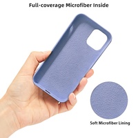 Coque arrière en silicone liquide personnalisée de qualité originale pour iPhone 13 Pro Max iPhone 16 15 14 12 11 Pro Max autres modèles