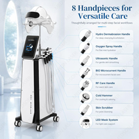 Appareil HydraFacial Portable Aqua Vertical 9-en-1 pour Nettoyage en Profondeur, Dermabrasion et Oxygénation des Pores