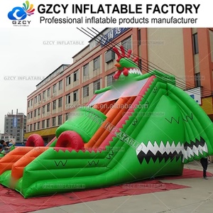 GZCY Grand <span class=keywords><strong>toboggan</strong></span> gonflable commercial à usage intensif, en PVC, portable, Guangdong - Product Image 5